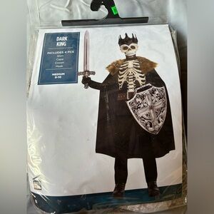 Dark King Kids Costume with Cape and Mask